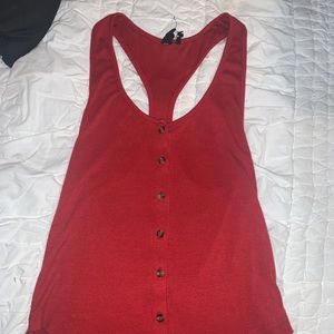 super comfy red tank